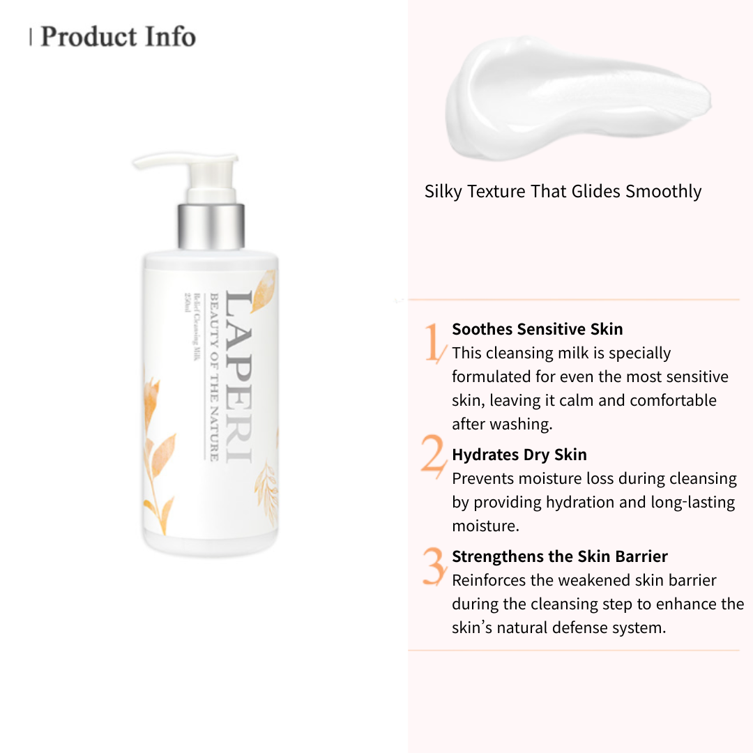 Laperi Relief Cleansing Milk (250ml) - Image 2