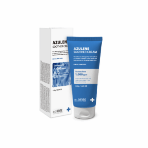 Dr. Sante Azulene Soother Cream (50ml) The power of Guaiazulene 1,000 ppm! A moisturizing cream specially designed for sensitive skin Suitable for: All skin types / Sensitive skin / Dry skin Key Ingredients: Camellia Flower Water, Guaiazulene, Salicornia Herbacea Extract, 11-Type Hyaluronic Acid Complex, Centella Asiatica Extract, Lotus Root Extract