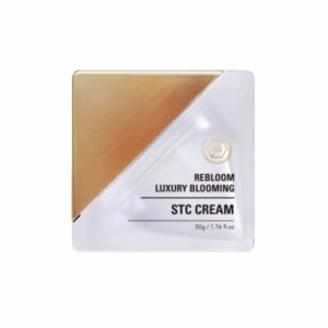 Rebloom Luxury Blooming STC Cream (50g) Anti-pollution care for damaged skin – Protect your skin Contains Camellia Japonica Flower Extract ADSC-CM anti-aging care to awaken your skin Contains Human Adipose-derived Stem Cell Conditioned Media Extract Deep hydration, soothing, and anti-aging care Contains 3 natural ingredients: Edelweiss Extract, Sunflower Seed Oil, Rice Bran Oil Brightening & wrinkle improvement – Certified by the Korean Ministry of Food and Drug Safety Contains Niacinamide and Adenosine